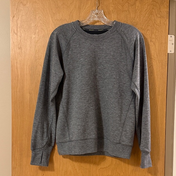 Brooks Other - Brooks Men's Charcoal Crewneck Run Happy Top  XSmall